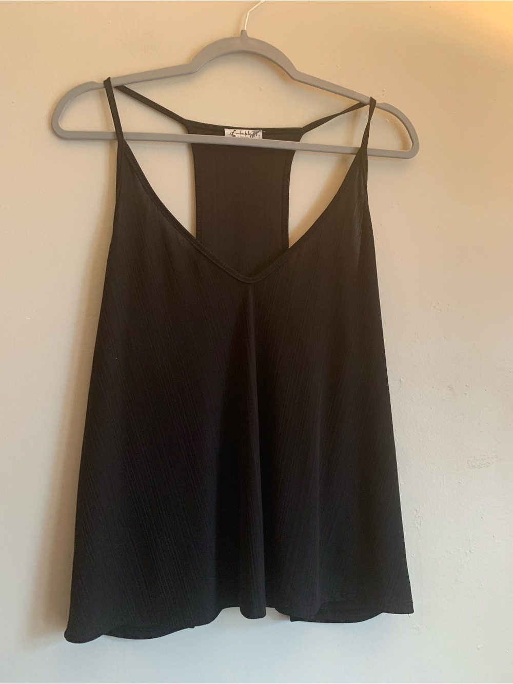 Intimately By Free People Top Shirt Blouse Going Out Black Cami Medium Summer